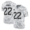 D.Broncos #22 Brandon Jones Player Arctic Camo Salute To Service Limited Ldoa Stitched Jerseys