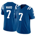 IN.Colts #7 Charvarius Ward Sr. Player Royal Limited Vapor F.U.S.E. Home Game Ldoa Stitched Jerseys