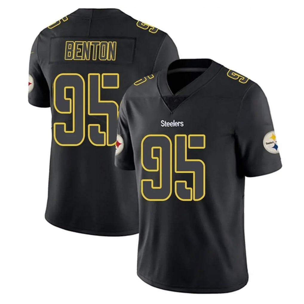 P.Steelers #95 Keeanu Benton Player Black Impact Limited Home Game Ldoa Stitched Jerseys