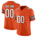 Custom C.Bears Orange Vapor F.U.S.E. Limited Home Game Any Name & Numbers Ldoa Stitched Jerseys