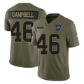 D.Lions #46 Jack Campbell Player Olive 2025 Salute To Service Limited Home Game Ldoa Stitched Jerseys