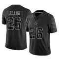 D.Cowboys #26 DaRon Bland Player Black Limited Reflective Home Game Ldoa Stitched Jerseys