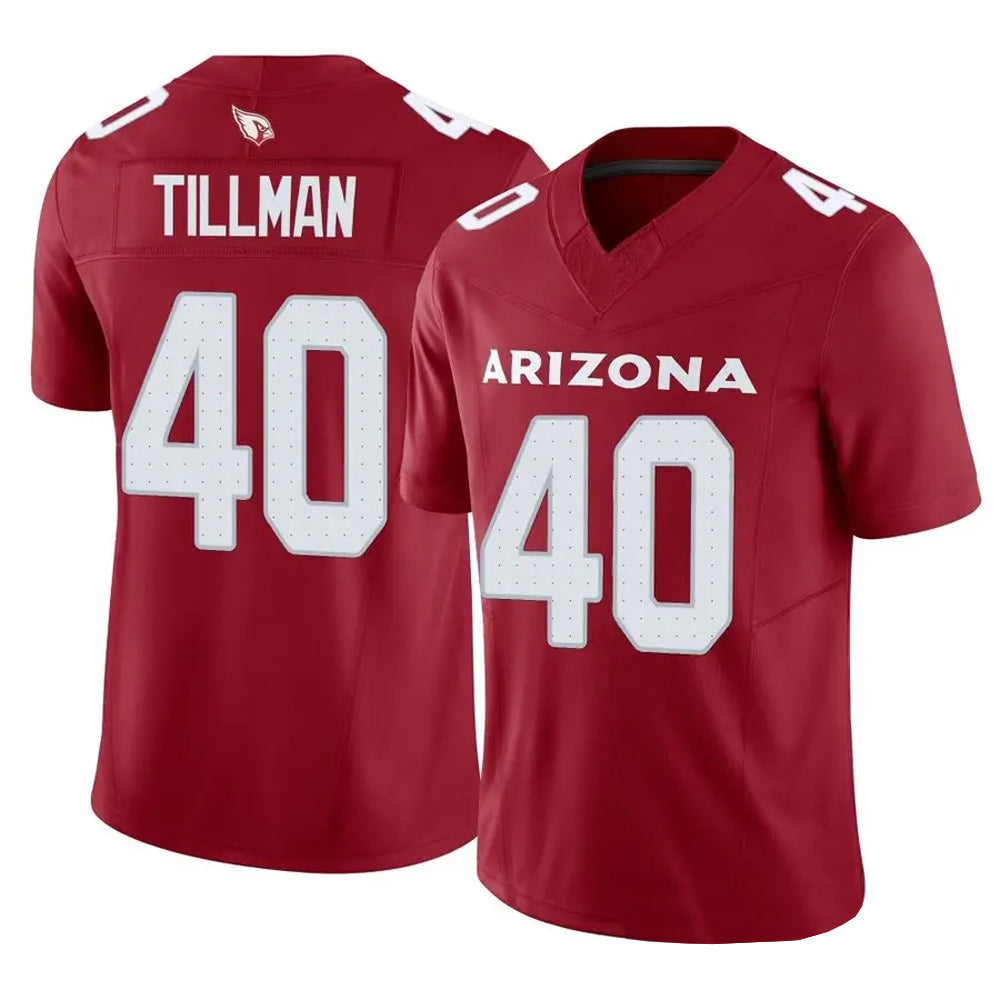 A.Cardinals #40 Pat Tillman Player Cardinal Vapor F.U.S.E. Limited Ldoa Stitched Jerseys