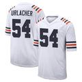C.Bears #54 Brian Urlacher Player White Classic Home Game Ldoa Stitched Jerseys