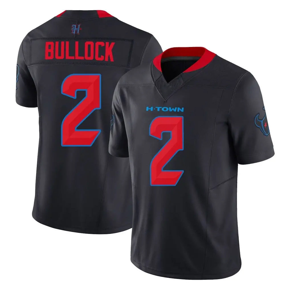H.Texans #2 Calen Bullock Player Navy Limited 2nd Alternate Vapor F.U.S.E. Home Game Ldoa Stitched Jerseys