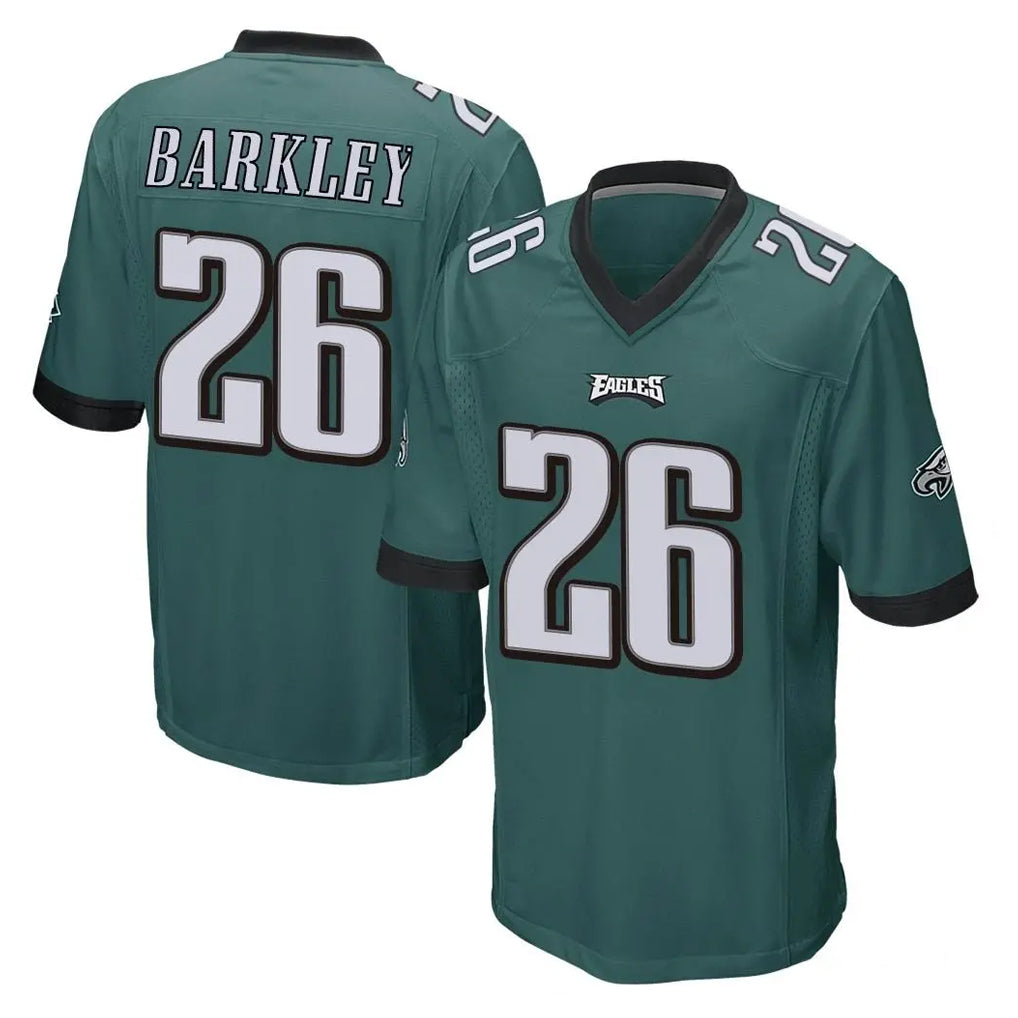 P.Eagles #26 Saquon Barkley Player Team Color Green Home Game Ldoa Stitched Jerseys