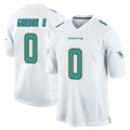 M.Dolphins #0 Ollie Gordon II Player White Home Game Ldoa Stitched Jerseys