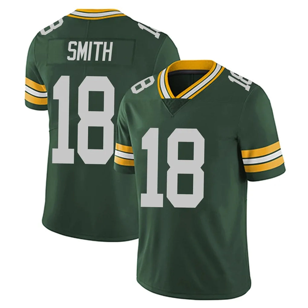 GB.Packers #18 Jonnu Smith Player Green Vapor Untouchable Limited Home Game Ldoa Stitched Jerseys