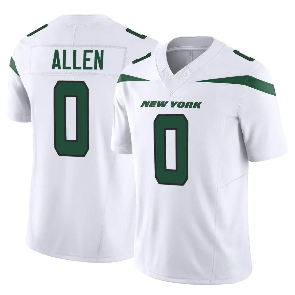 NY.Jets #0 Braelon Allen Player White Limited Vapor F.U.S.E. Home Game Ldoa Stitched Jerseys