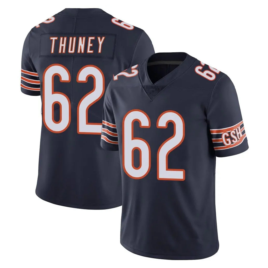 C.Bears #62 Joe Thuney Player Navy Vapor Untouchable Limited Home Game Ldoa Stitched Jerseys