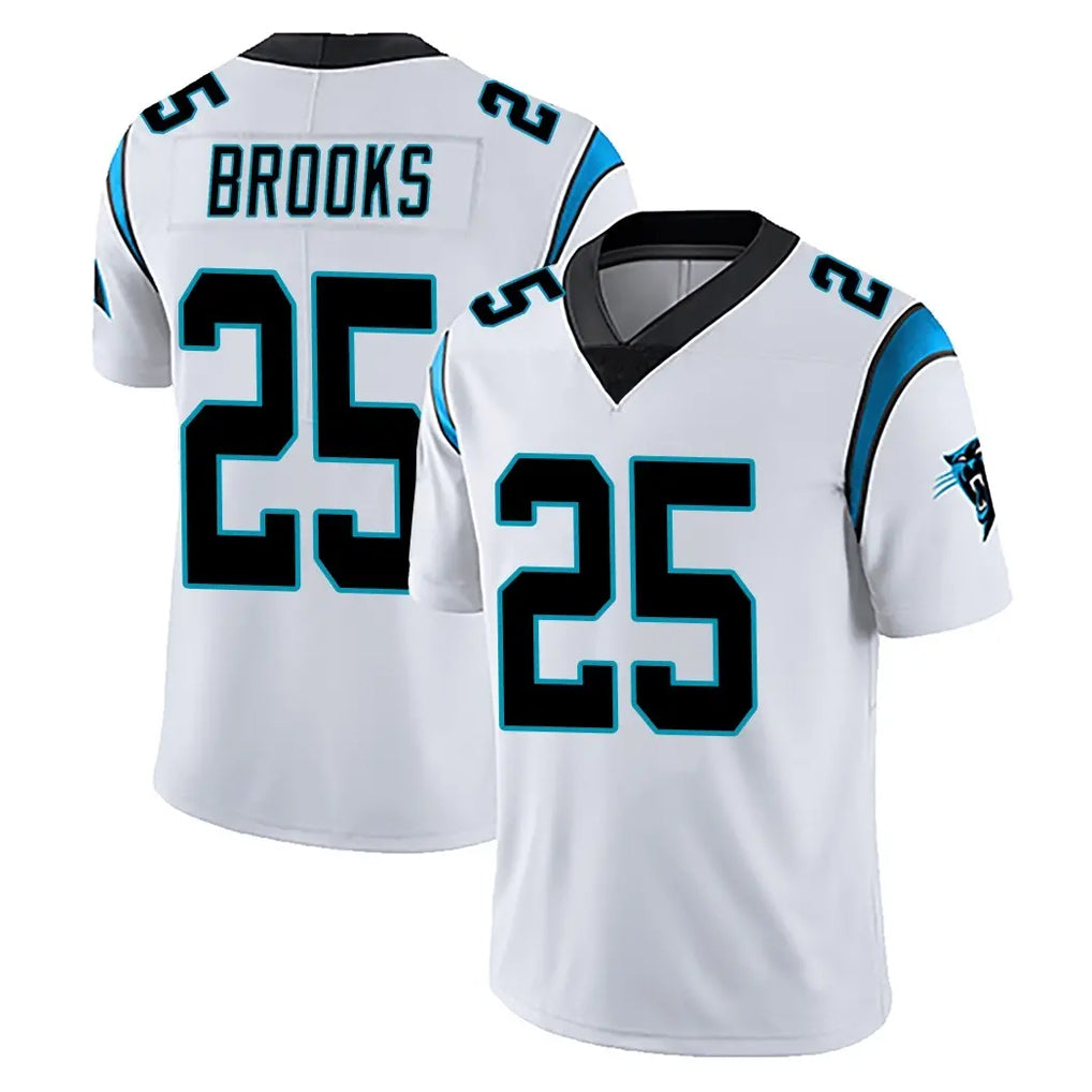 C.Panthers #25 Jonathon Brooks Player White Vapor Untouchable Limited Game Ldoa Stitched Jerseys