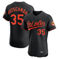 B.Orioles #35 Adley Rutschman Player Black Limited Elite Home Game Ldoa Stitched Jerseys