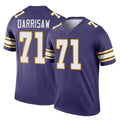 M.Vikings #71 Christian Darrisaw Player Purple Limited Classic Home Game Ldoa Stitched Jerseys