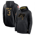 TB.Buccaneers #3 Rueben Bain Jr. Player Black Salute to Service Sideline Performance Pullover Hoodies Home Game Ldoa Stitched Jerseys