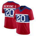 NY.Giants #20 Greg Newsome II Player Red Century Vapor F.U.S.E. Home Game Ldoa Stitched Jerseys