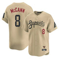 A.Diamondbacks #8 James McCann Player Tan City Connect Limited Home Game Ldoa Stitched Jerseys