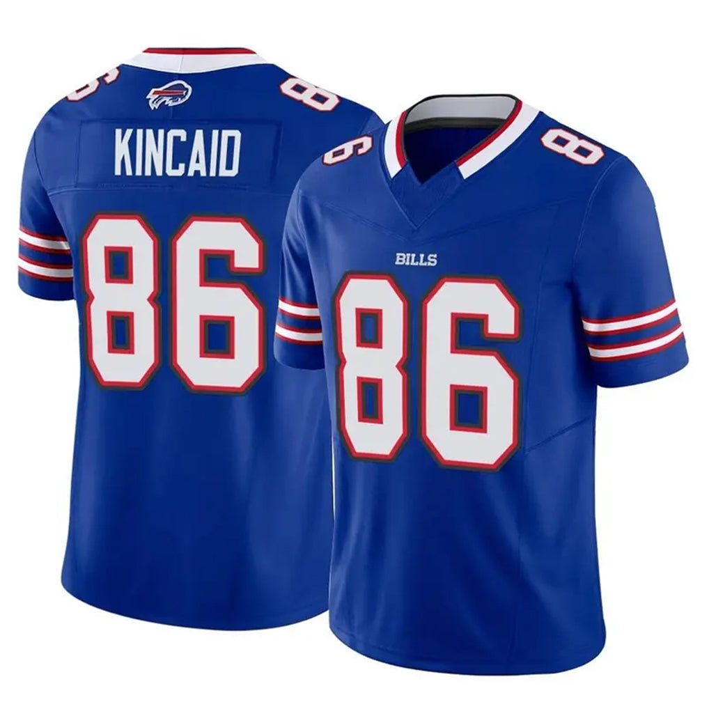 B.Bills #86 Dalton Kincaid Player Royal Vapor F.U.S.E. Limited Home Game Ldoa Stitched Jerseys