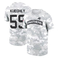 C.Panthers #59 Luke Kuechly Player Arctic Camo Salute to Service T-Shirt Hoodies Ldoa Stitched Jerseys