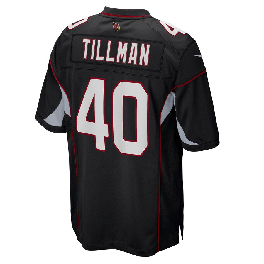 A.Cardinals #40 Pat Tillman Player Black Alternate Game Ldoa Stitched Jerseys