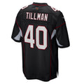 A.Cardinals #40 Pat Tillman Player Black Alternate Game Ldoa Stitched Jerseys
