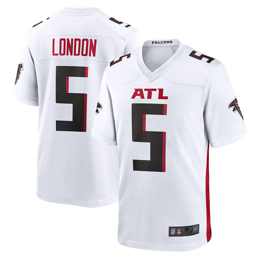 A.Falcons #5 Drake London Player White Game Ldoa Stitched Jerseys