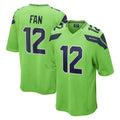 S.Seahawks #12 12th Fan Player Green Home Game Ldoa Stitched Jerseys