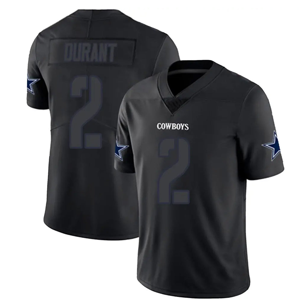 D.Cowboys #2 Cobie Durant Player Black Impact Limited Home Game Kdoa Stitched Jerseys