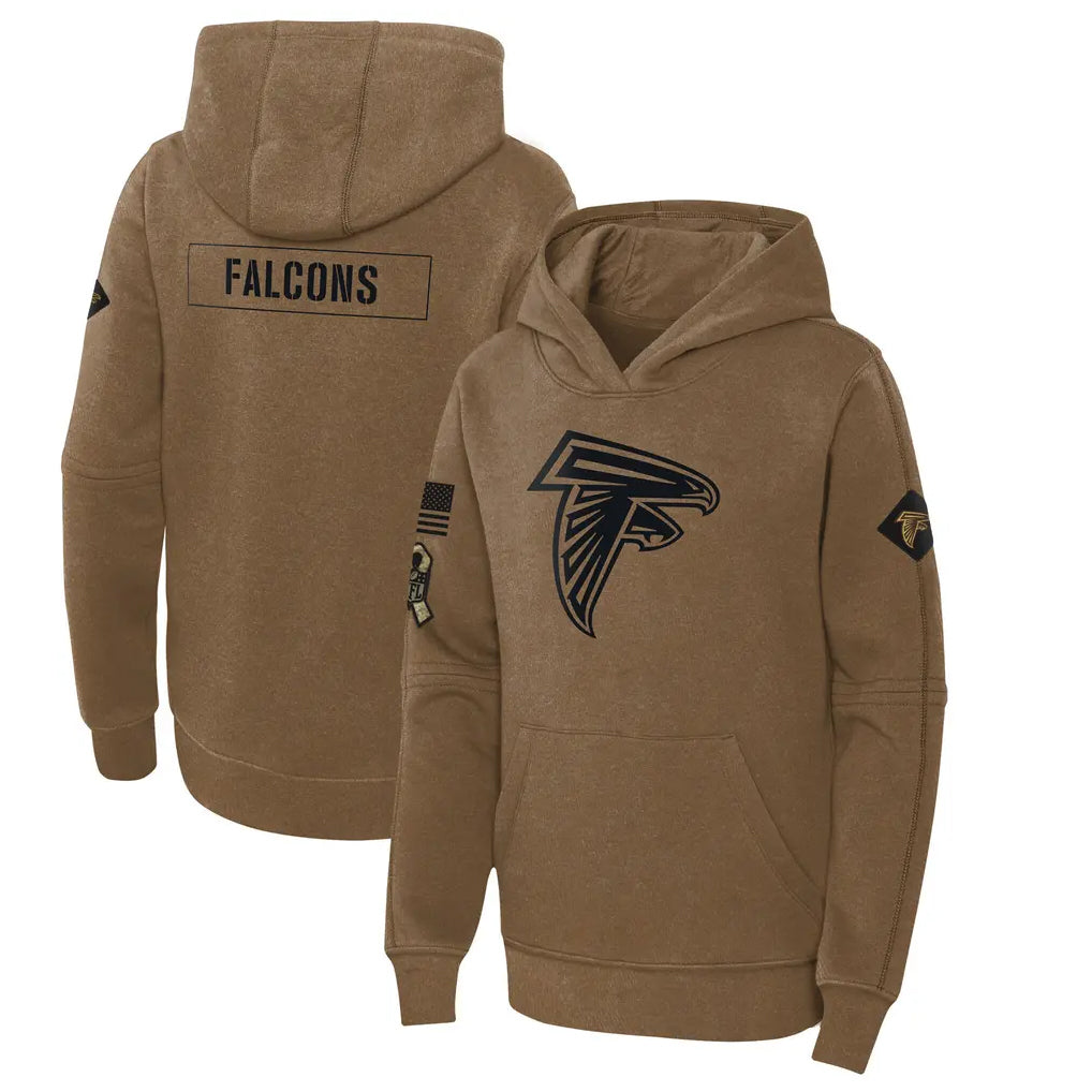 A.Falcons ## Falcons Blank Player Brown Salute to Service Limited Hoodie Ldoa Stitched Jerseys