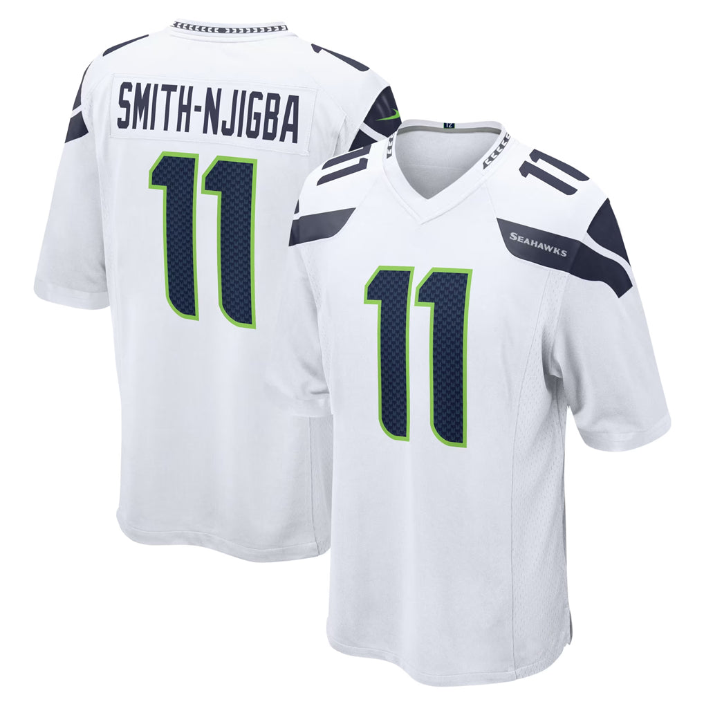 S.Seahawks #11 Jaxon Smith-Njigba Player White Home Game Ldoa Stitched Jerseys
