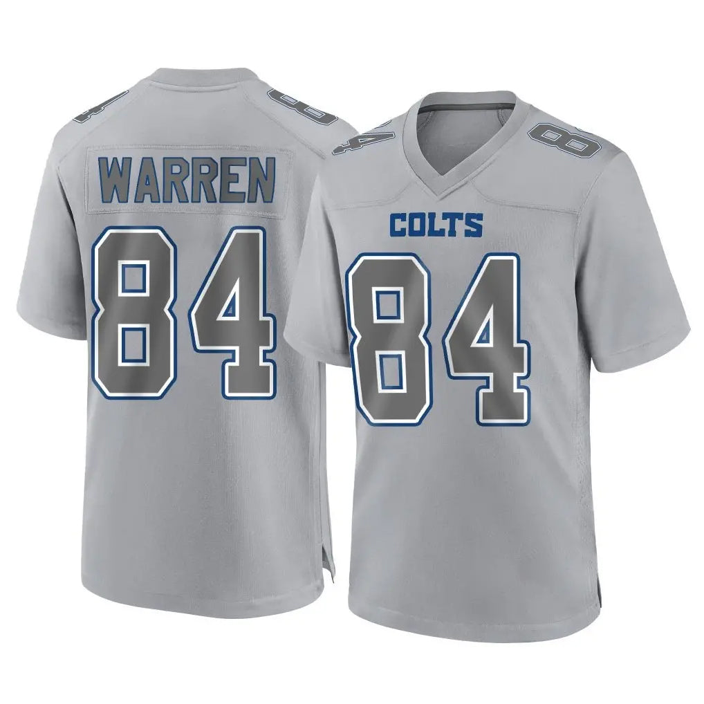 IN.Colts #84 Tyler Warren Player Gray Atmosphere Fashion Home Game Ldoa Stitched Jerseys