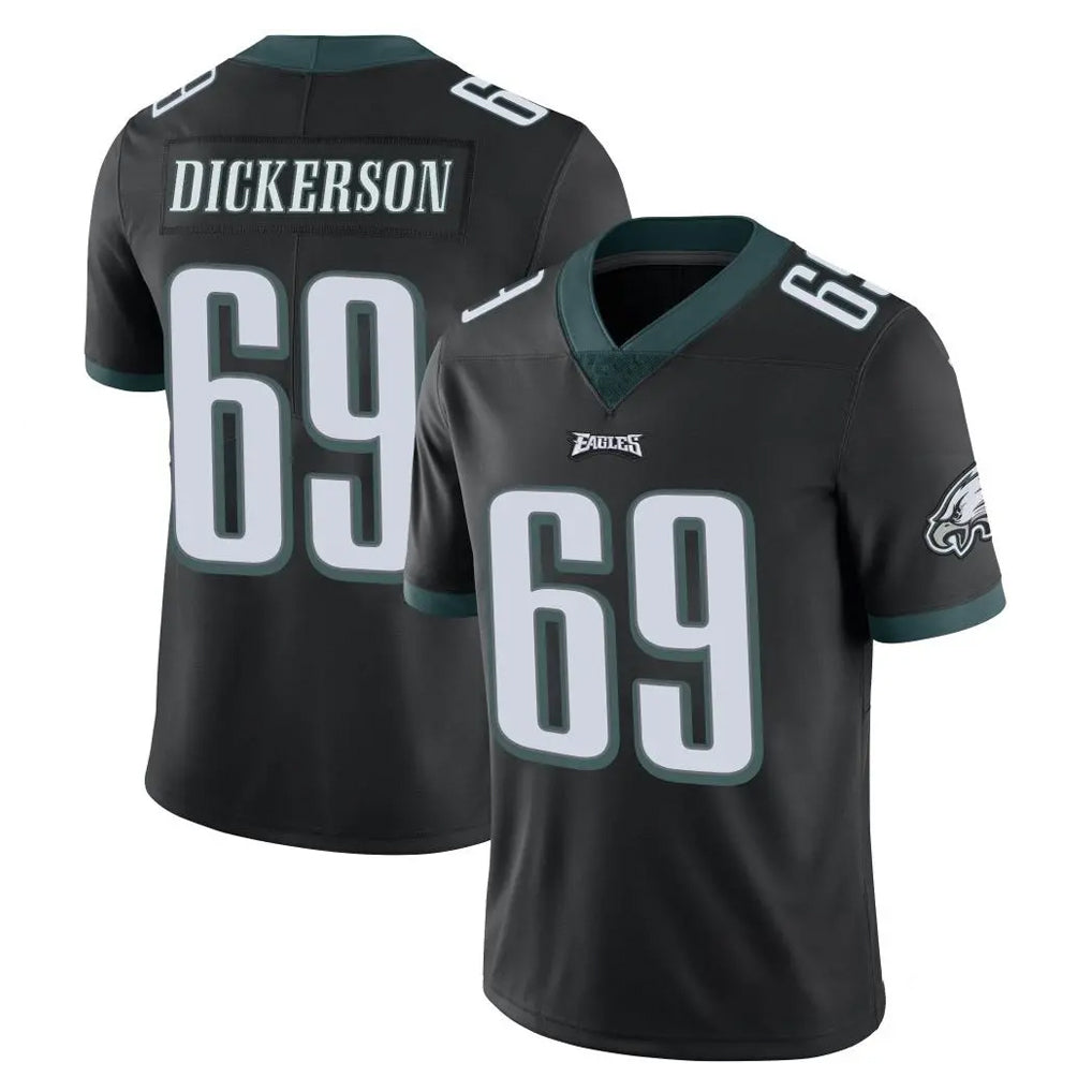 P.Eagles #69 Landon Dickerson Player Black Limited Vapor Untouchable Home Game Ldoa Stitched Jerseys