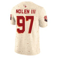 A.Cardinals #97 Walter Nolen III Player Cream Rivalries Collection Vapor Limited Home Game Ldoa Stitched Jerseys