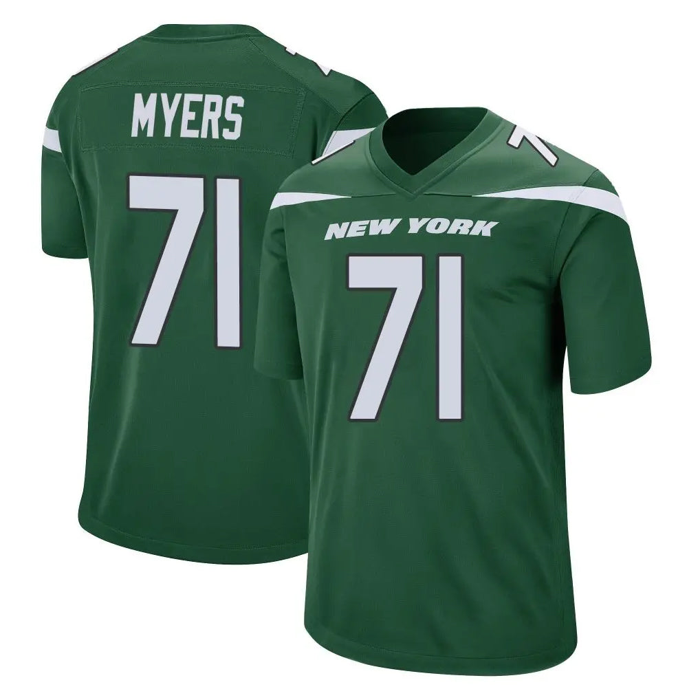NY.Jets #71 Josh Myers Player Green Home Game Ldoa Stitched Jerseys
