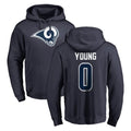 LA.Rams #0 Byron Young Player Navy Pullover Hoodie Limited Game Ldoa Stitched Jerseys