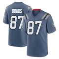 NE.Patriots #87 Romeo Doubs Player Blue Rivalries Collection Home Game Ldoa Stitched Jerseys