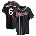 B.Orioles #6 Ryan Mountcastle Player Black Out Home Game Ldoa Stitched Jerseys