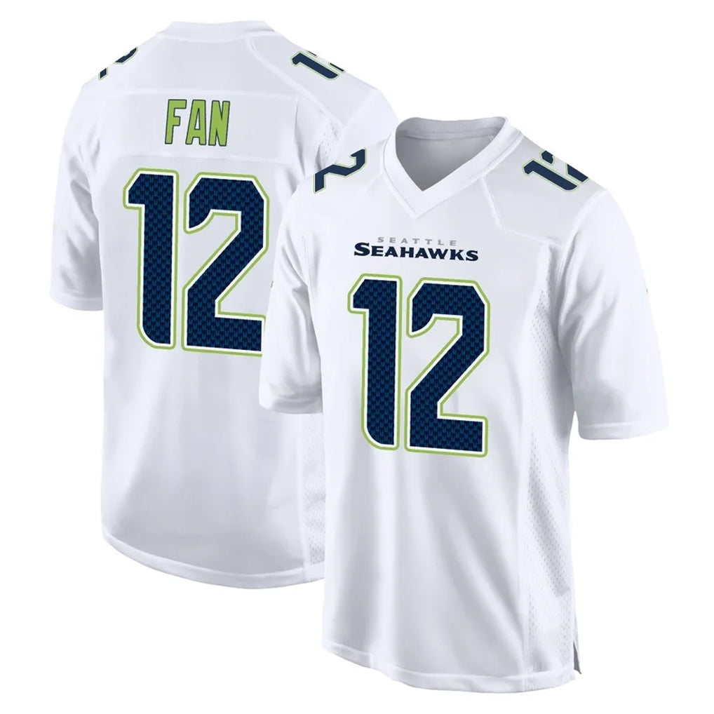 S.Seahawks #12 12th Fan Player White Tundra Fashion Home Game Ldoa Stitched Jerseys