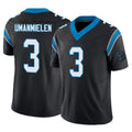 C.Panthers #3 Princely Umanmielen Player Black Vapor F.U.S.E. Limited Home Game Ldoa Stitched Jerseys