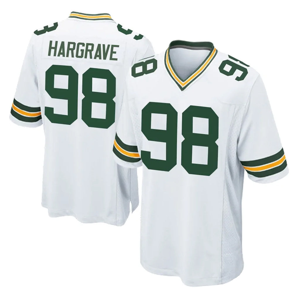 GB.Packers #98 Javon Hargrave Player White Home Game Ldoa Stitched Jerseys