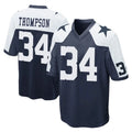 D.Cowboys #34 Jalen Thompson Player Navy-White Alternate Home Game Ldoa Stitched Jerseys