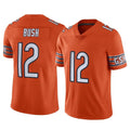 C.Bears #12 Devin Bush Player Orange Alternate Vapor Limited Home Game Ldoa Stitched Jerseys