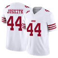 SF.49ers #44 Kyle Juszczyk Player White Limited Vapor F.U.S.E. Home Game Ldoa Stitched Jerseys