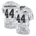 B.Bills #44 Joe Andreessen Player Arctic Camo Salute to Service Limited Ldoa Stitched Jerseys