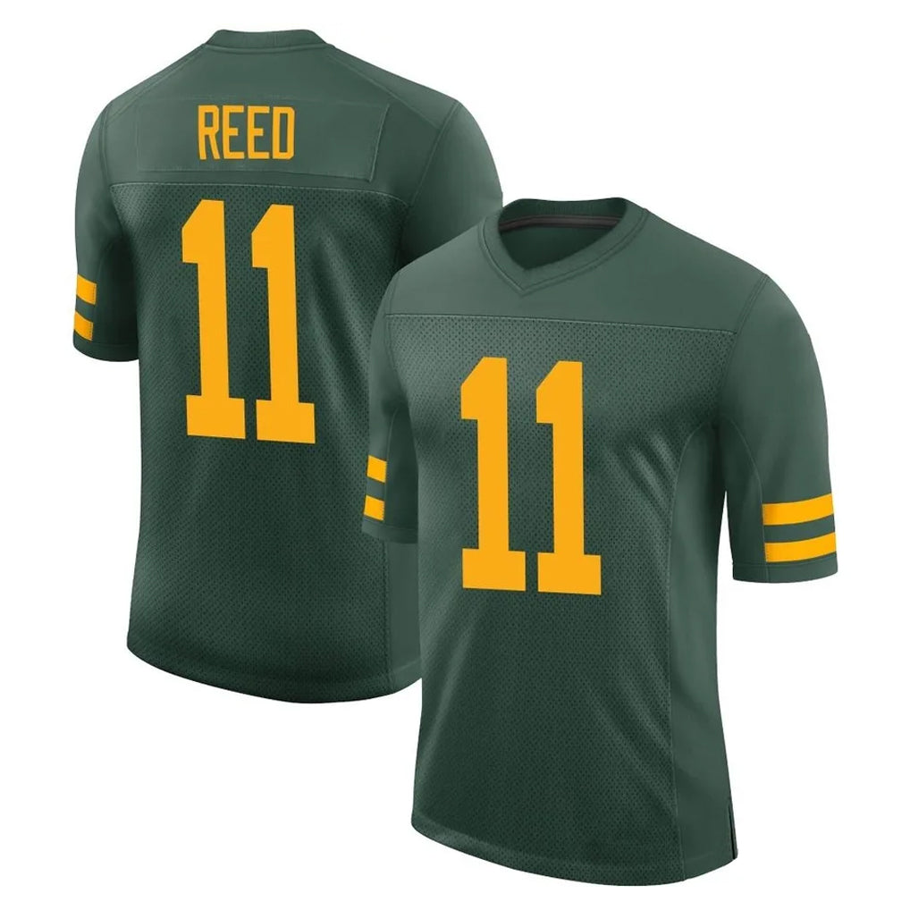 GB.Packers #11 Jayden Reed Player Green Alternate Vapor Home Game Ldoa Stitched Jerseys