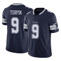D.Cowboys #9 KaVontae Turpin Player Navy Limited Vapor F.U.S.E. Home Game Ldoa Stitched Jerseys