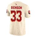 A.Cardinals #33 Trey Benson Player Cream Rivalries Collection Vapor Limited Home Game Ldoa Stitched Jerseys