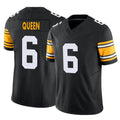P.Steelers #6 Patrick Queen Player Black Limited Alternate Vapor F.U.S.E. Home Game Ldoa Stitched Jerseys