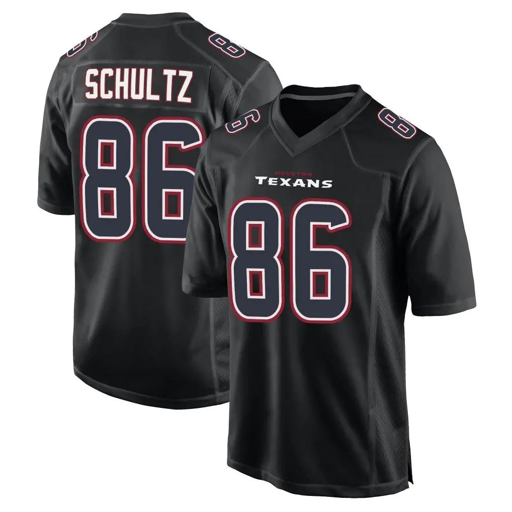 H.Texans #86 Dalton Schultz Player Black Fashion Home Game Ldoa Stitched Jerseys