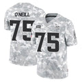 M.Vikings #75 Brian O'Neill Player Arctic Camo Salute To Service Limited Game Ldoa Stitched Jerseys