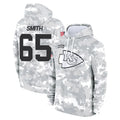 KC.Chiefs #65 Trey Smith Player Arctic Camo Salute to Service Hoodies Limited Game Ldoa Stitched Jerseys